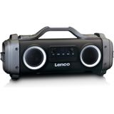 Lenco SPR-200BK - Bluetooth Speaker Draadloos - Splashproof - Zwart
