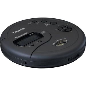LENCO CD-300BK - Draagbare Bluetooth� CD-MP3 speler met anti-shock - Zwart