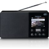 Lenco PIR-510 (Internet radio, DAB+, FM, WiFi, Bluetooth), Radio, Zwart