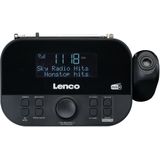 Lenco - CR-615BK - Wekkerradio - Zwart - DAB+ en FM Ontvangst