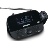 Lenco - CR-615BK - Wekkerradio - Zwart - DAB+ en FM Ontvangst