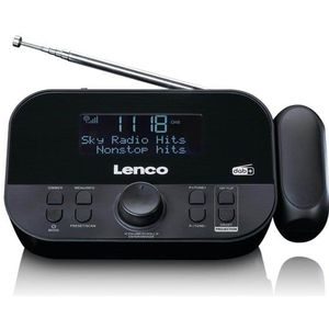 Lenco - CR-615BK - Wekkerradio - Zwart - DAB+ en FM Ontvangst