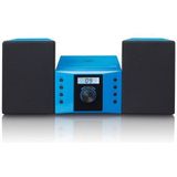 Lenco MC-013 - Stereo set met CD Spele - AUX en Stickersset - Blauw