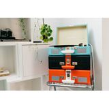 CLASSIC - TT-110BKRD - Platenspeler - Zwart Rood - Met Bluetooth