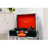 CLASSIC - TT-110BKRD - Platenspeler - Zwart Rood - Met Bluetooth