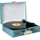 Classic Phono TT-110 - Platenspeler met bluethooth en Speakers - blauw