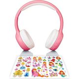 Lenco Vouwbare Kinder Bluetooth Hoofdtelefoon - Roze