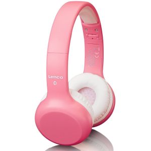 Lenco Vouwbare Kinder Bluetooth Hoofdtelefoon - Roze