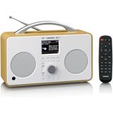 Lenco PIR-645WH - Internet Radio met Bluetooth® en DAB - Wood