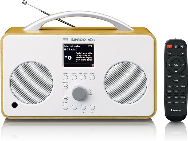 LENCO PIR-645WH - Internet / DAB+ FM Radio met Bluetooth� - Wit
