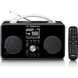 Lenco - PIR-645BK - Internet / DAB+ FM Radio - Zwart - Bluetooth