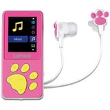 Lenco Xemio-560PK MP3-Player (Kinder Musikplayer mit 8GB Speicher inkl. Kopfhörer, in Blau & Rosa)