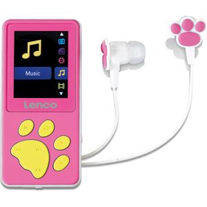 Lenco Mp3-speler 8 Gb + Oortjes Roze (xemio-560pk)