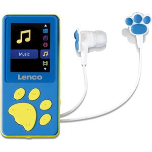 Lenco Xemio-560 MP3 Speler 8GB Geheugen Oordopjes Blauw