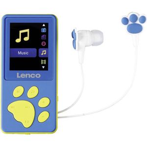 Lenco Xemio-560 MP3 Speler 8GB Geheugen Oordopjes Blauw