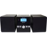 Lenco - MC-030BK - Micro Set - Zwart - Houten Luidsprekers