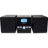 Lenco MC-030 - Stereoset met radio, Bluetooth®, USB en een AUX-ingang - Zwart