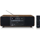 Lenco DAR-051WD -  Stereo DAB+/ FM Radi - C - 2 US - Bluetoot - QI en Afstandsbediening