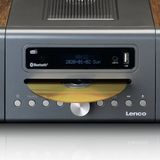 Lenco - MC-175SI - Micro Set - Zilver - DAB, FM, CD, Bluetooth, QI