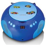 Lenco SCD-620BU - Draagbare Radio/ CD Player met Microfoon - Blauw