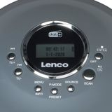 Lenco - CD-400GY - Discman - DAB+ FM Radio - Oplaadbare Batterij