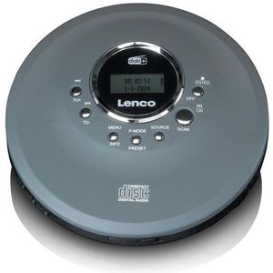 Lenco Lenco CD-400GY Radio - CD/MP3 Discman und DAB+/FM Radio