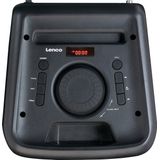 Lenco - PA-200BK - Party Speaker - Zwart - Bluetooth - LED Animatie