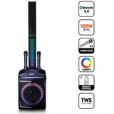 LENCO - PA-220BK - PA met Subwoofer en afneembare tweeter kolom