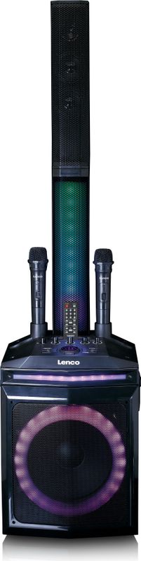 LENCO - PA-220BK - PA met Subwoofer en afneembare tweeter kolom