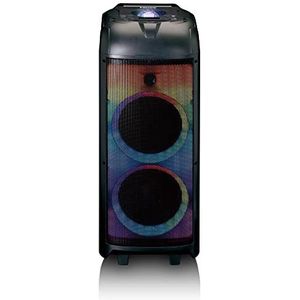 Lenco Party Speaker - PA-260BK - Bluetooth Speaker 150W RMS - LED verlichting en Disco bal - Zwart