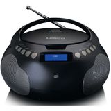 Lenco - SCD-341BK - Draagbare DAB Radio - Zwart - Bluetooth en FM/DAB+