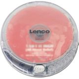 Lenco CD-012TR Discman - Draagbare CD Speler met Oordopjes - Transparant