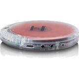 Lenco CD-202TR Discman - Draagbare CD-MP3 Speler met Anti-Shock Bescherming - Transparant