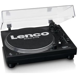 Lenco Platenspeler - Direct drive - USB naar PC encoding - L-3818BK - Zwart