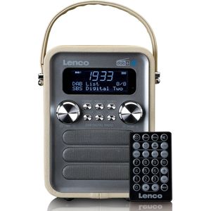 Lenco PDR-051TPSI - Draagbare DAB Radio - F - DAB - Bluetooth® en AUX-ingang