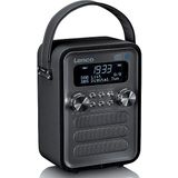 Lenco PDR-051BKSI - Draagbare DAB Radio - F - DAB - Bluetooth® en AUX-ingang