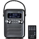 Lenco PDR-051BKSI - Draagbare DAB Radio - F - DAB - Bluetooth® en AUX-ingang