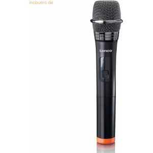 Lenco Microfoon Draadloos - MCW-011BK - Draadloze Microfoon met 6,3 mm ontvanger - Plug & Play - Zwart
