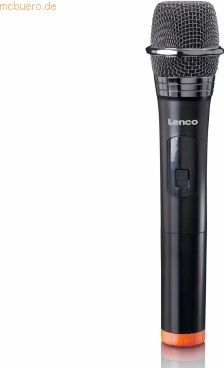 Lenco Microfoon Draadloos - MCW-011BK - Draadloze Microfoon met 6,3 mm ontvanger - Plug & Play - Zwart