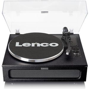 LENCO LS-430BK - Platenspeler - Zwart - Ingebouwde Luidsprekers - Bluetooth
