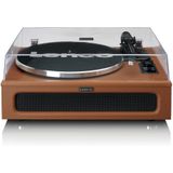 Lenco Platenspeler met Bluetooth - Vier ingebouwde Speakers 40W RMS - LS-430BN - Bruin