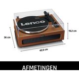 Lenco - LS-430 - Draaitafel - Zwart - Hout - Bluetooth 5.0