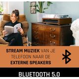 Lenco - LS-430 - Draaitafel - Zwart - Hout - Bluetooth 5.0