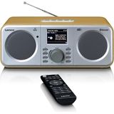 Lenco DIR-141WD - Internet Radio met DAB - Bluetooth 5.0 en Spotify Connec - Hout