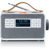 Lenco PDR-065WH - Draagbare DAB Radio - F - DAB - Bluetooth® en AUX