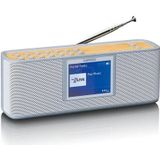 Lenco PDR-046GY - Eco DAB Radio met Bluetooth - Wit/Bamboe