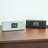 Lenco - PDR-046GY - DAB Radio - Wit/Bamboe - Bluetooth