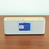 Lenco - PDR-046GY - DAB Radio - Wit/Bamboe - Bluetooth