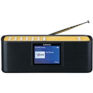 Lenco PDR-045BK - DAB Radio met Bluetooth 5.0 - Zwart