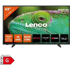 Lenco LED-4353BK 43" Android Smart TV Zwart